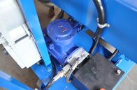 O móbil 3m manual à prova de explosões do impulso Scissor o elevador na operação fácil da cor azul