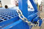 Adjustable Container Loading Mobile Dock Ramp Manual Operating Blue Color