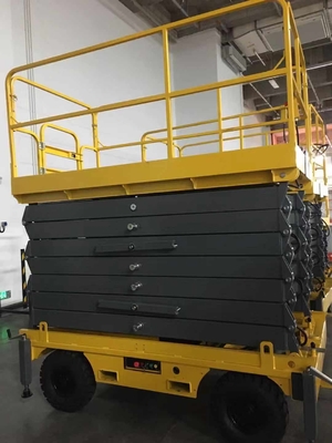 elevador de elevação móvel hidráulico 14m do reboque 500kg