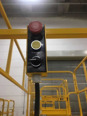 Altura da plataforma 6m Manual de empurrão de tesoura semi-elétrica Elevação 1000Kg Capacidade de carga