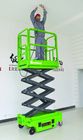 O vertical verde da máquina desbastadora da cereja Scissor a altura da plataforma de 3M do elevador com extensão