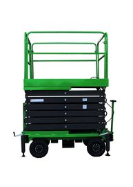 9 Meters Mobile Scissor Lift Aerial Work Platform 500Kg Loading Capacity Hydraulic Lift