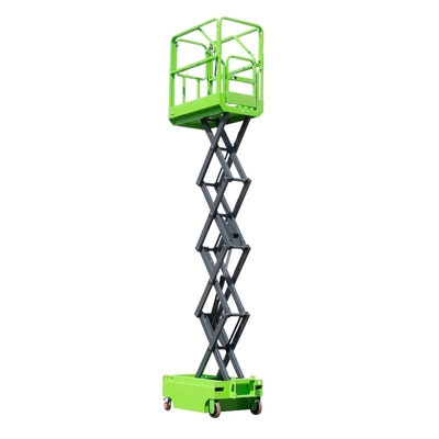 O manual ajustável que empurra mini móvel Scissor a plataforma de trabalho aéreo hidráulica 3m do elevador 450kg