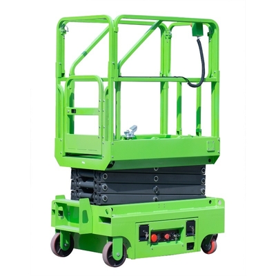 O manual ajustável que empurra mini móvel Scissor a plataforma de trabalho aéreo hidráulica 3m do elevador 450kg