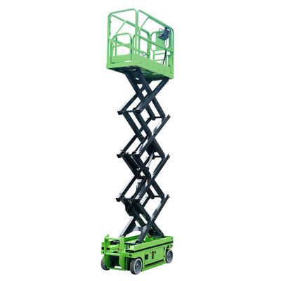 5.9m Work Height 240kg Load Mini Electrical Self Propelled Scissor Lift for Warehouse