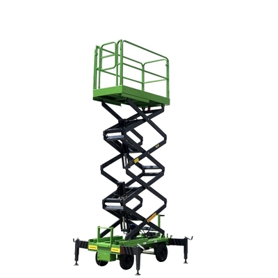 7.5 Meters Manual Pushing Mobile Scissor Lift X-Lift Platform 500Kg