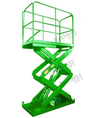 A tabela de elevador fixa da carga hidráulica Scissor a capacidade de carga da plataforma 2000Kg do elevador