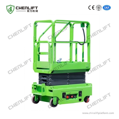plataforma de Mini Mobile Scissor With Extension da altura de funcionamento de 240Kg 5m 6m