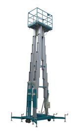 10M Lifting Height 300Kg Loading Capacity Aerial Work Platform with Triple Mast