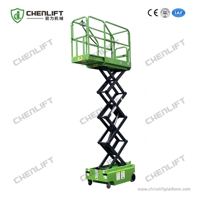 Mini elevador de tesoura autopropulsado MEWP 3 metros Elevador de tesoura móvel elétrico Capacidade de carga de 240 kg