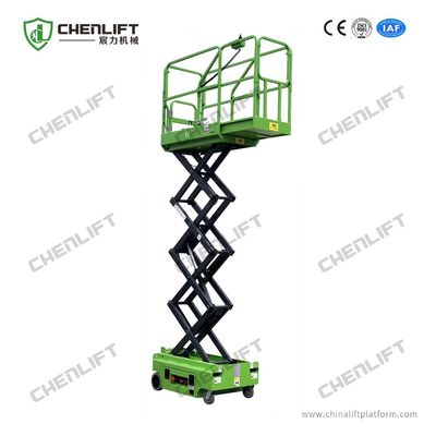 Mini Self Propelled Electric Scissor Lift Platform Elevated Lift MEWP Height 3m
