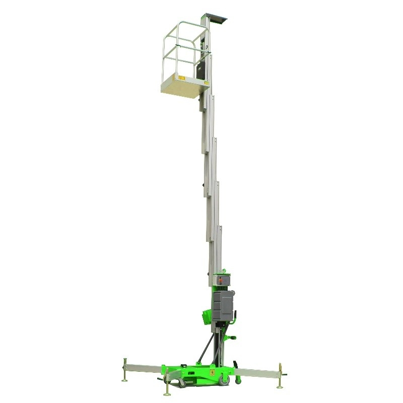 plataforma de trabalho 160Kg aéreo portátil, elevador telescópico do crescimento para o restaurante