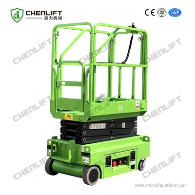 Compacto e motorizado Mini Scissor Lift com 3,9m de altura de plataforma e 240kg de carga para o desempenho