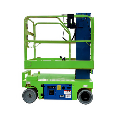 Elevador sem óleo, autopropulsado, totalmente elétrico, plataforma de trabalho aéreo de elevador vertical