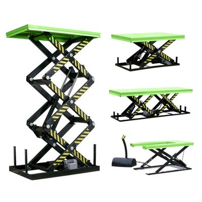 Mesas elevatórias estacionárias de tesoura hidráulicas elétricas