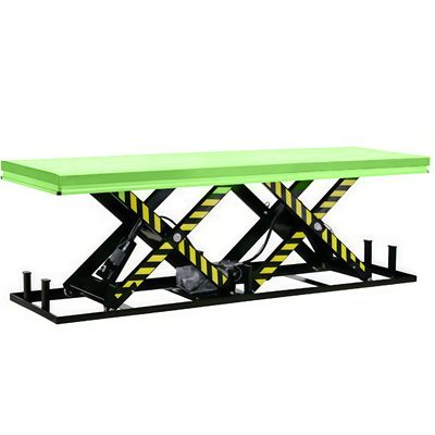 Tabela de elevação hidráulica horizontal em tandem para carga
