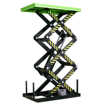 Tabela de elevação vertical hidráulica estacionária
